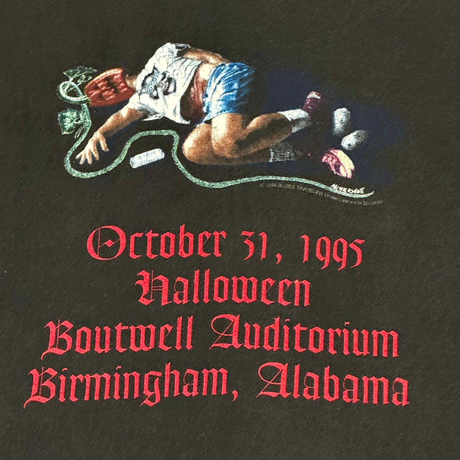 Add × Vintage 1995 Blues Traveler Tshirt Halloween - Vintage Size US XL / EU 56 / 4 - 4 Thumbnail