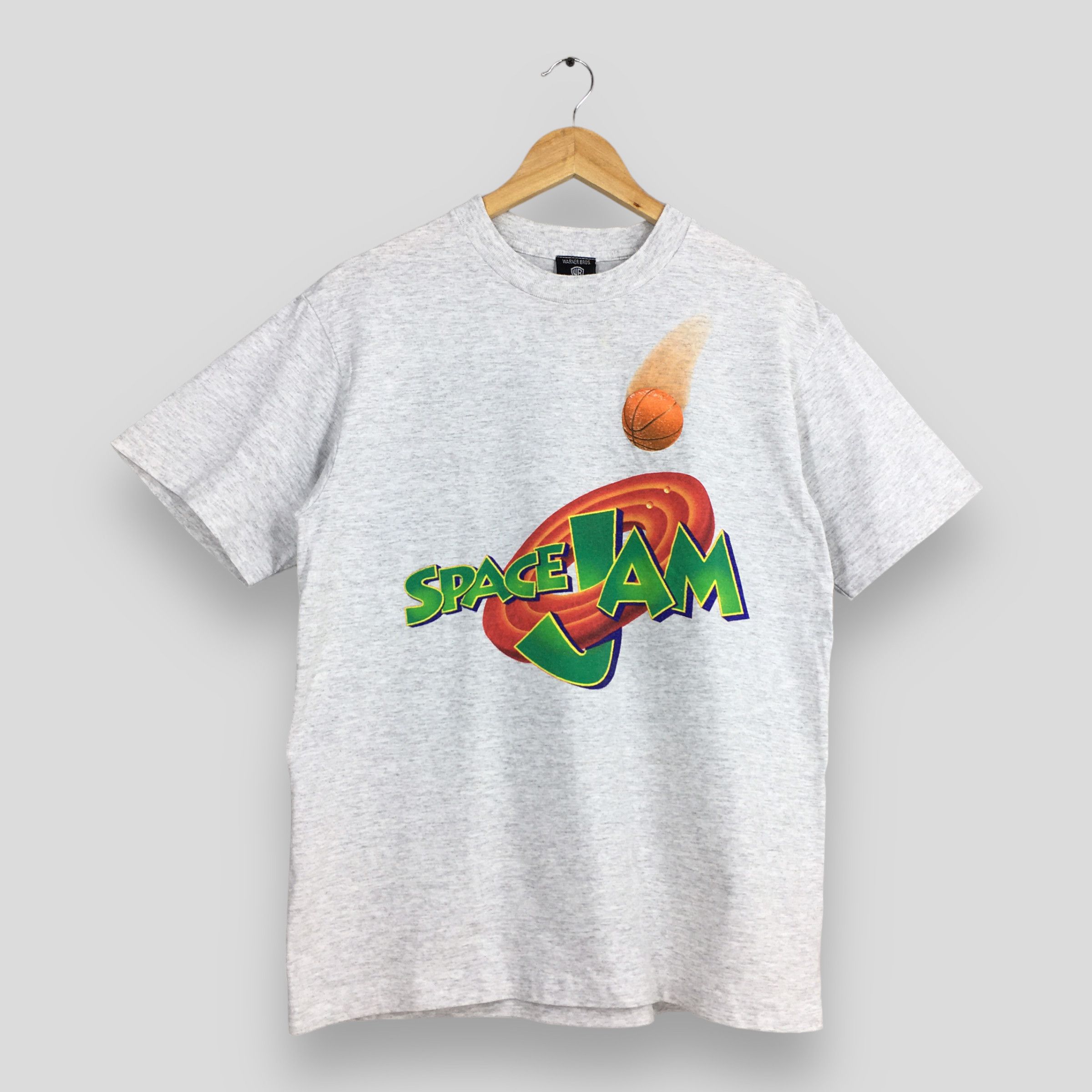 Vintage Space Jam Bugs Bunny Gray T shirt Medium
