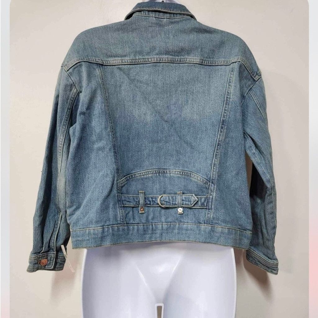 Anthropologie Anthropologie Boyfriend Denim Jacket Size XS. B22 Size XS / US 0-2 / IT 36-38 - 5 Thumbnail