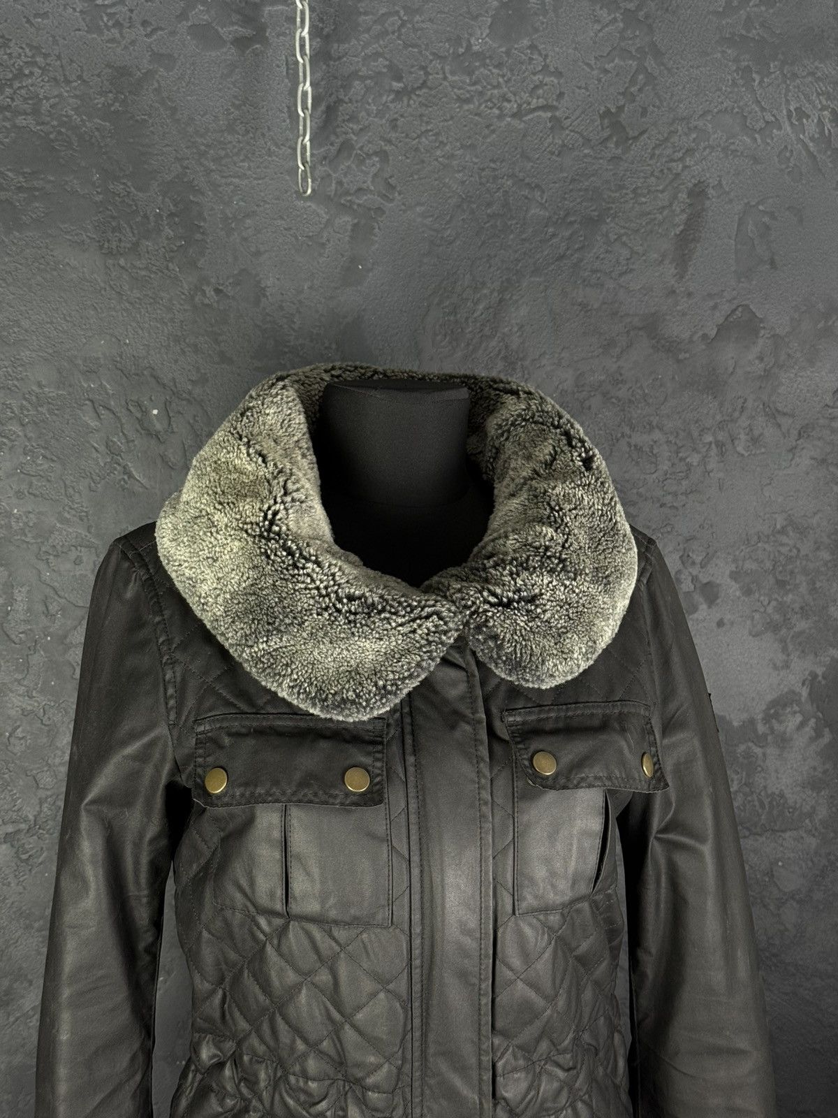 Belstaff Belstaff Gold Label Waxed Jacket With Fur Size M / US 6-8 / IT 42-44 - 3 Thumbnail