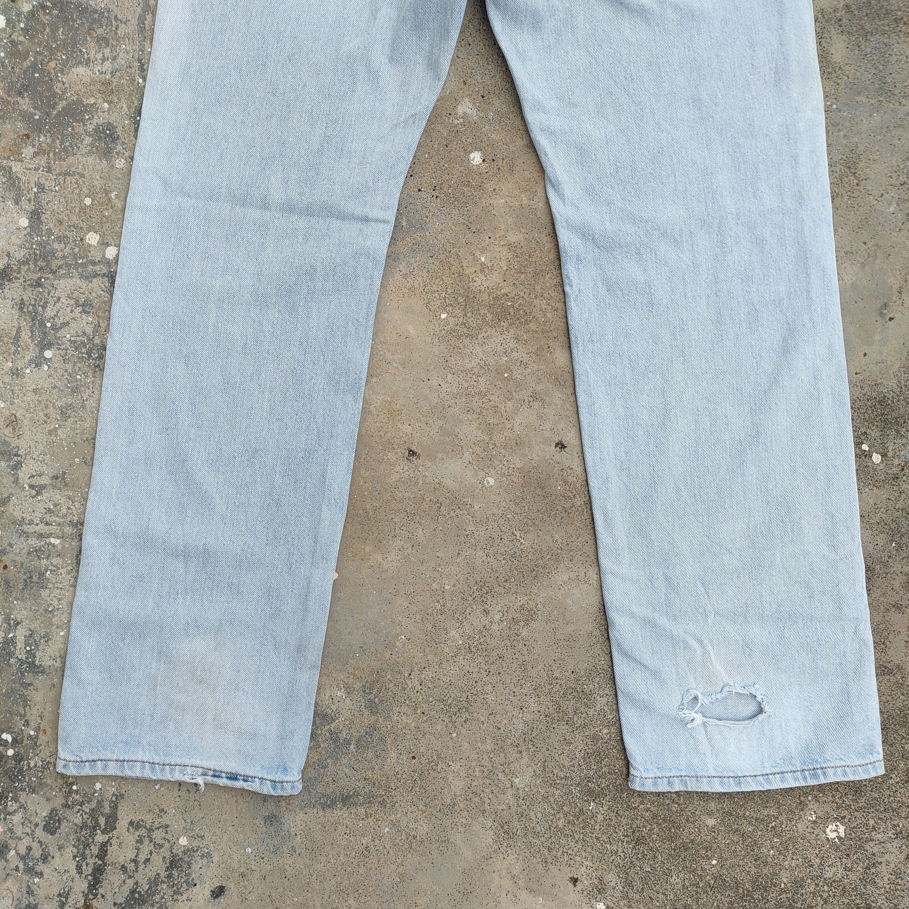 Black Label VINTAGE JAPANESE FADED WASH BLUE JEANS DENIM PANTS Size US 30 / EU 46 - 12 Thumbnail