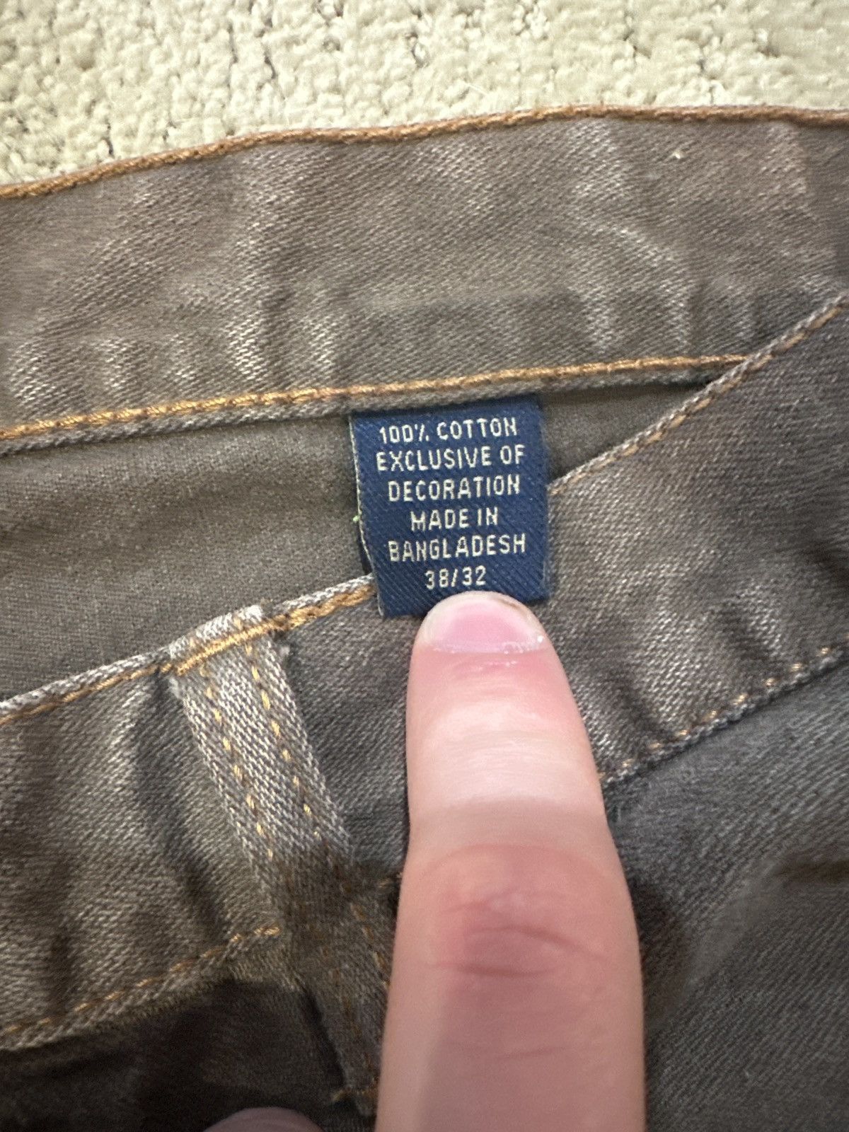 Izod Izod Jeans Brown Baggy Jeans Size US 38 / EU 54 - 3 Thumbnail