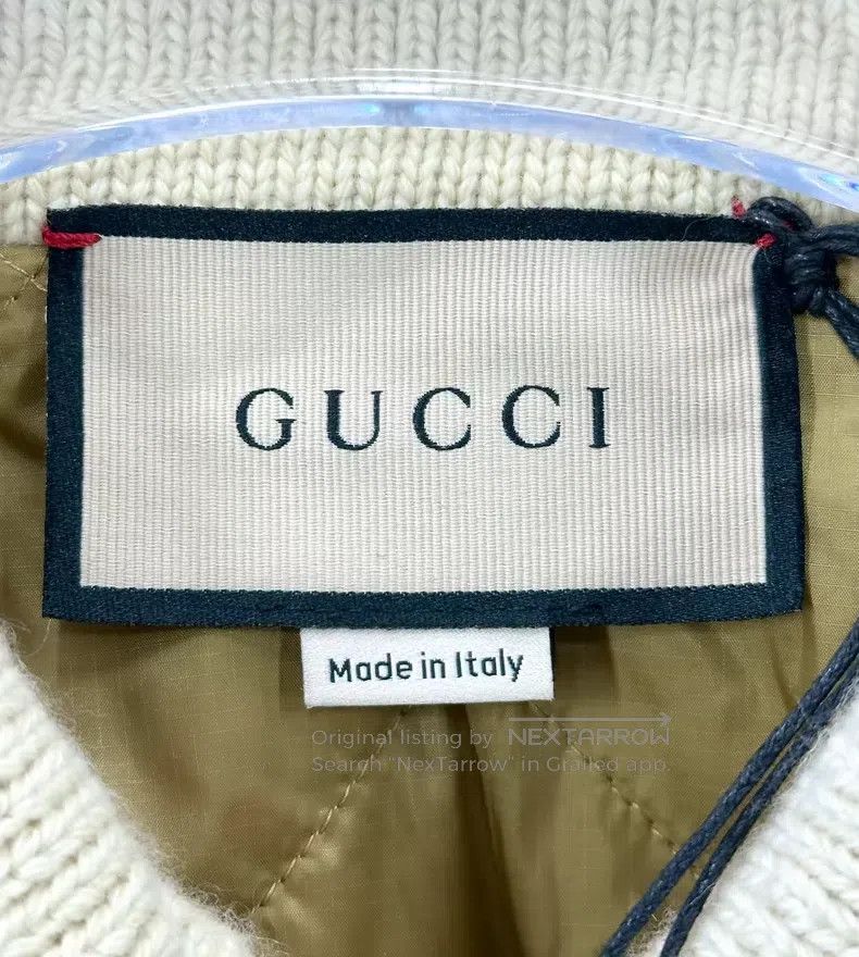 Gucci Gucci Color-blocked embroidered logo knitted jacket Size S / US 4 / IT 40 - 3 Thumbnail