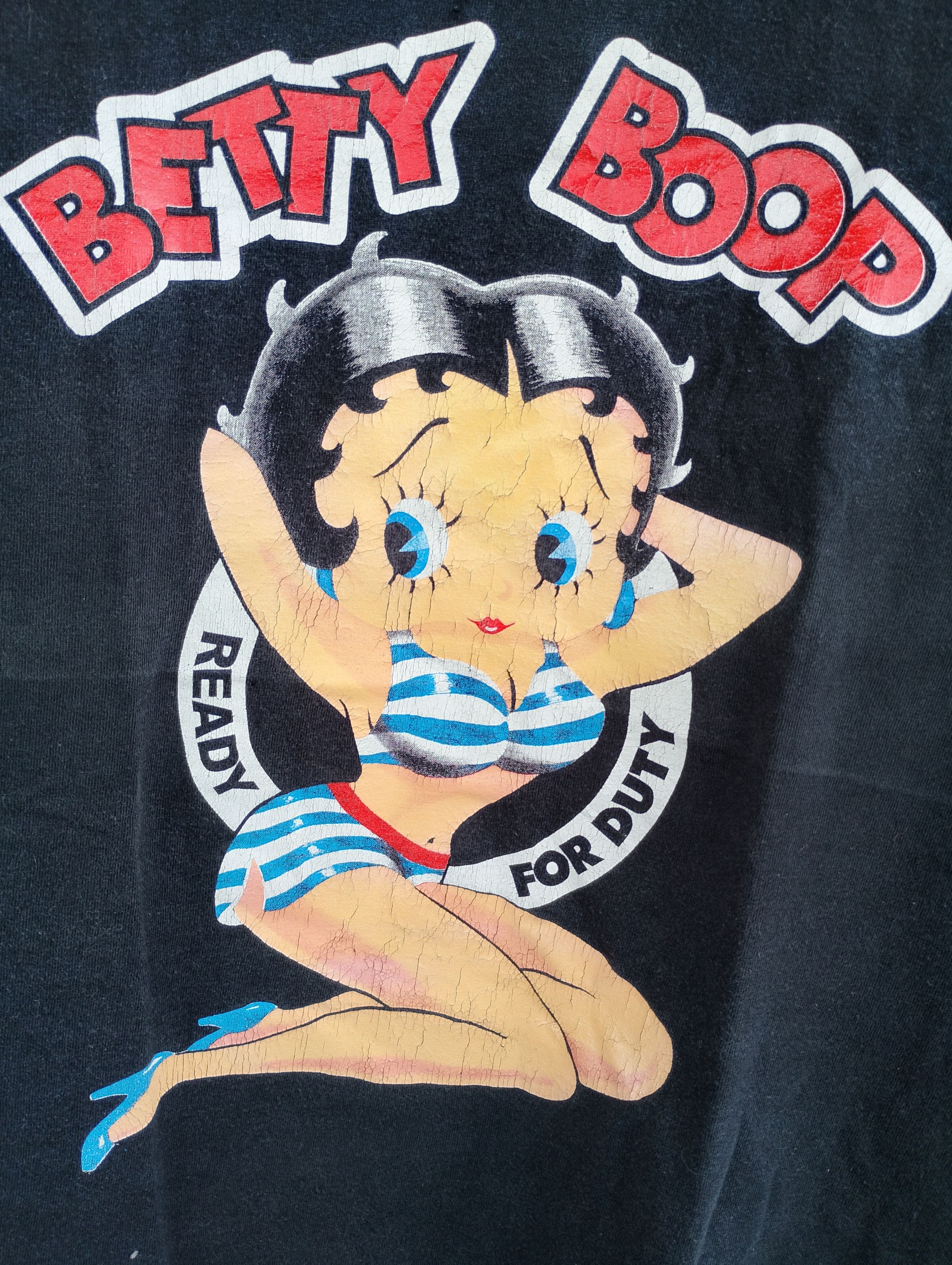 Vintage Betty Boop Vintage Ready for Duty 90s t-shirt sz M Size US M / EU 48-50 / 2 - 3 Thumbnail