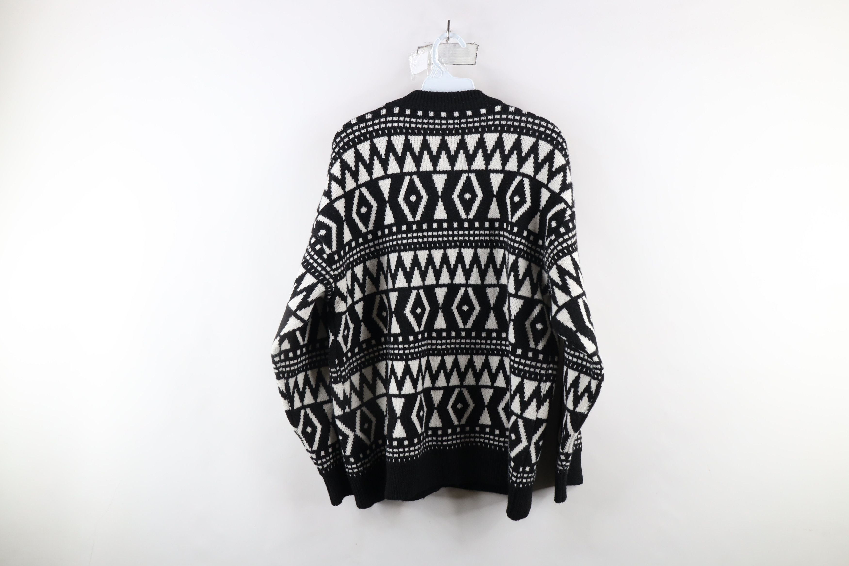 Vintage Vintage 90s Streetwear Heavyweight Knit Dad Sweater Size US L / EU 52-54 / 3 - 6 Thumbnail