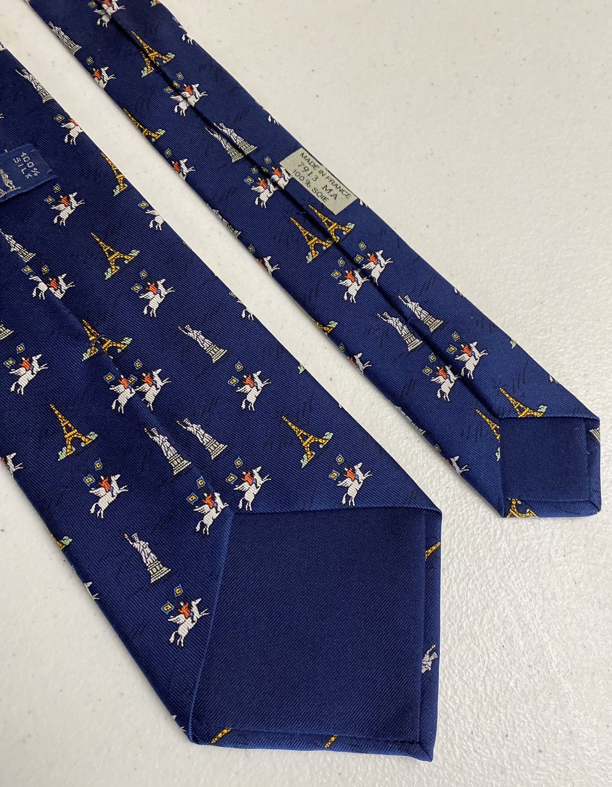Hermes Hermès 🇫🇷 Blue Maison Hermès NYC 2000 Opening 7913 MA Rare NW Size ONE SIZE - 7 Thumbnail