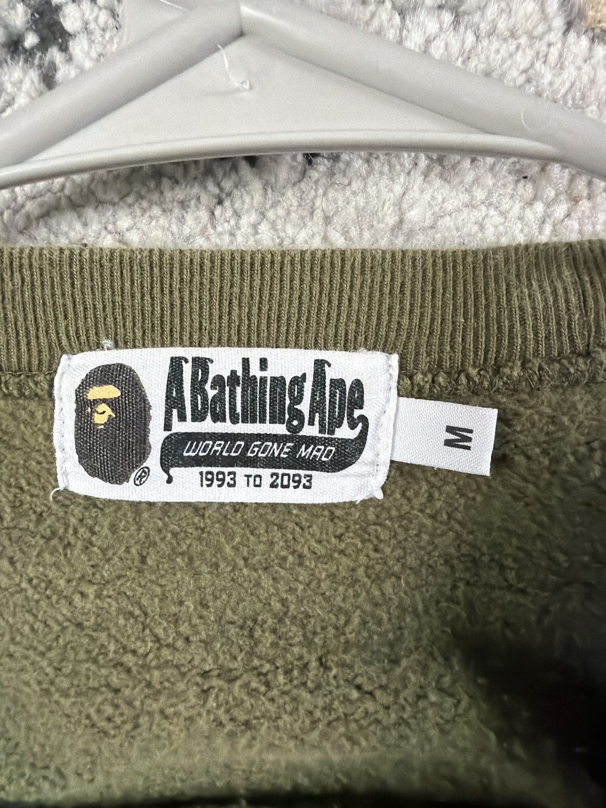 Bape Bape Shark Face Zip Style Crewneck / OG colorway Size US M / EU 48-50 / 2 - 3 Thumbnail