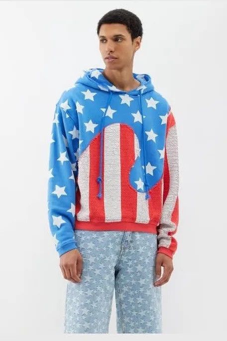 ERL ERL Stars Swirl Hoodie M NEW Size US M / EU 48-50 / 2 - 2 Thumbnail