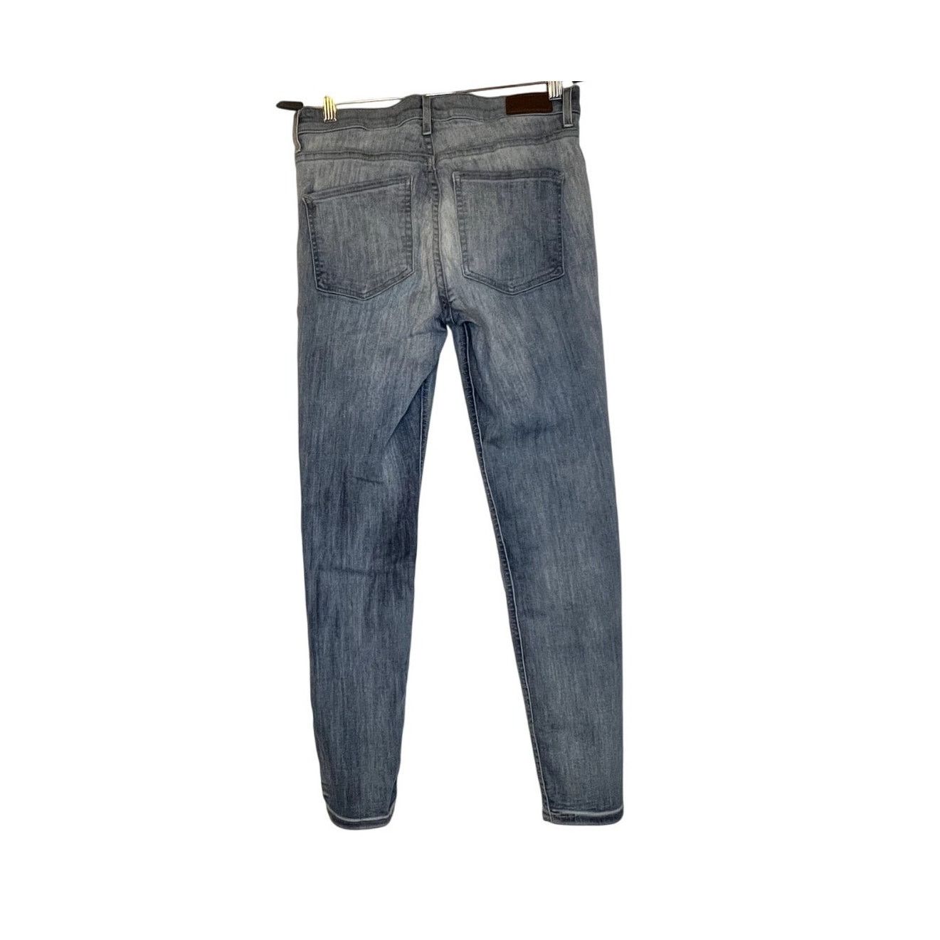 Express Express Button Fly Cropped Stretch Jeans Size 8 High Rise Size 30" / US 8 / IT 44 - 2 Thumbnail