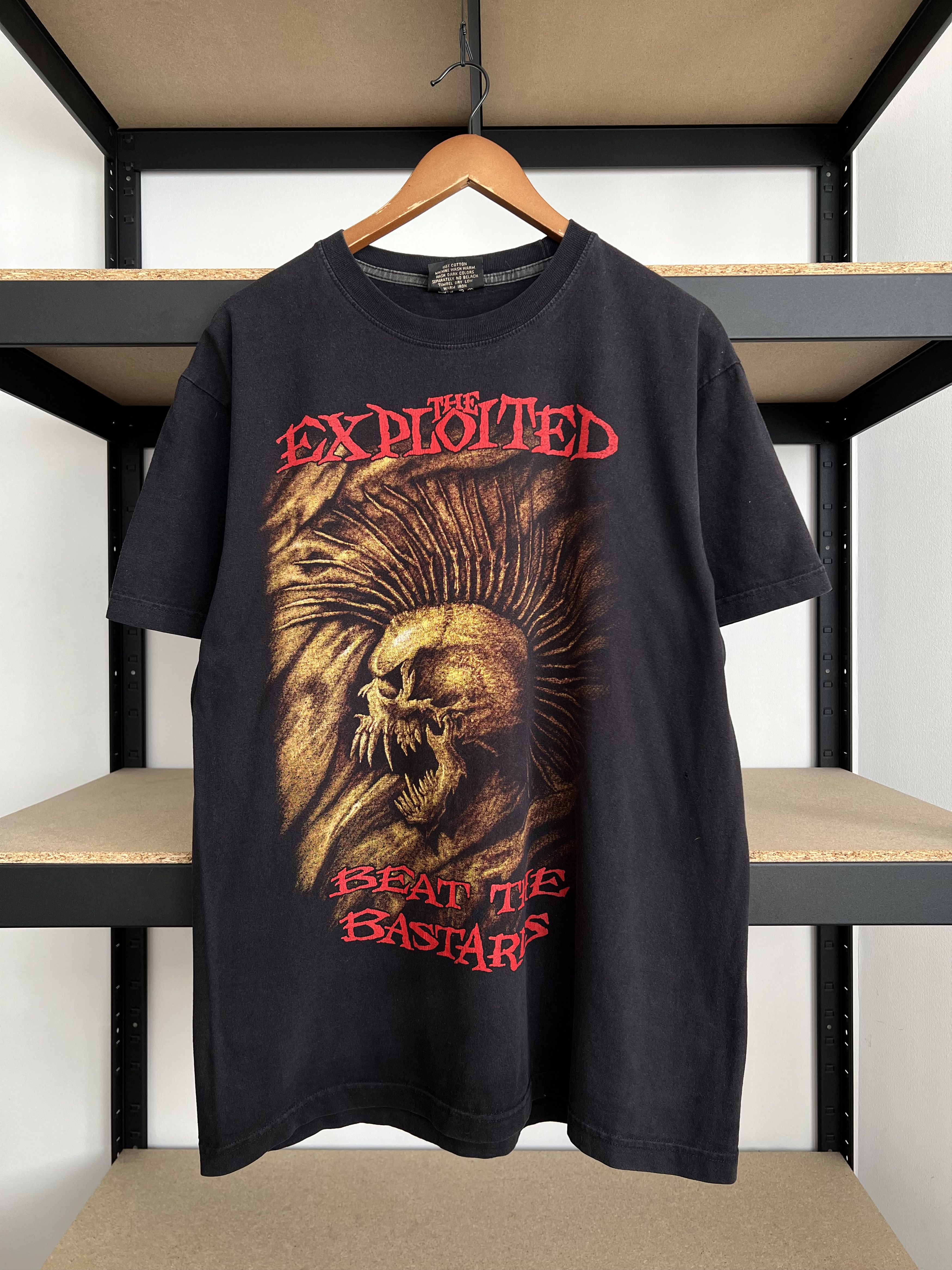 Band Tees Vintage 90s The Exploited Beat The Bastards Punk Rock Tee Size US XL / EU 56 / 4 - 3 Thumbnail