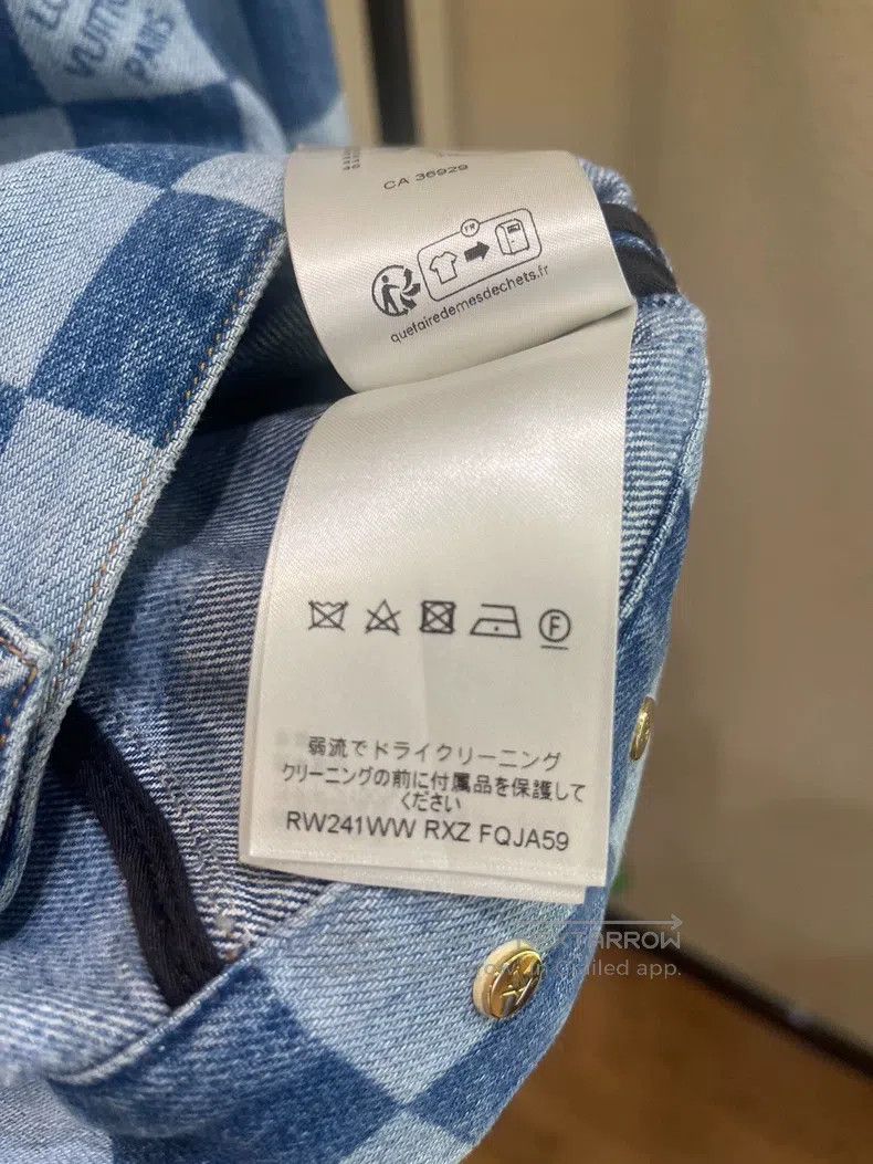 Louis Vuitton Louis Vuitton Checkerboard denim jacket Size XS / US 0-2 / IT 36-38 - 7 Thumbnail