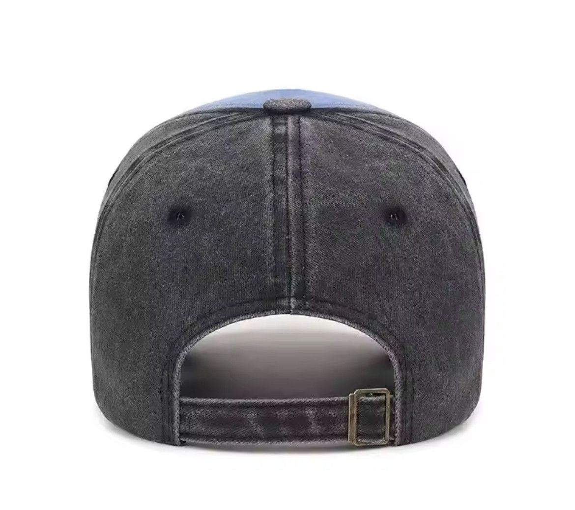 Other Retro Washed Denim Embroidery Shark Cap Size ONE SIZE - 5 Thumbnail