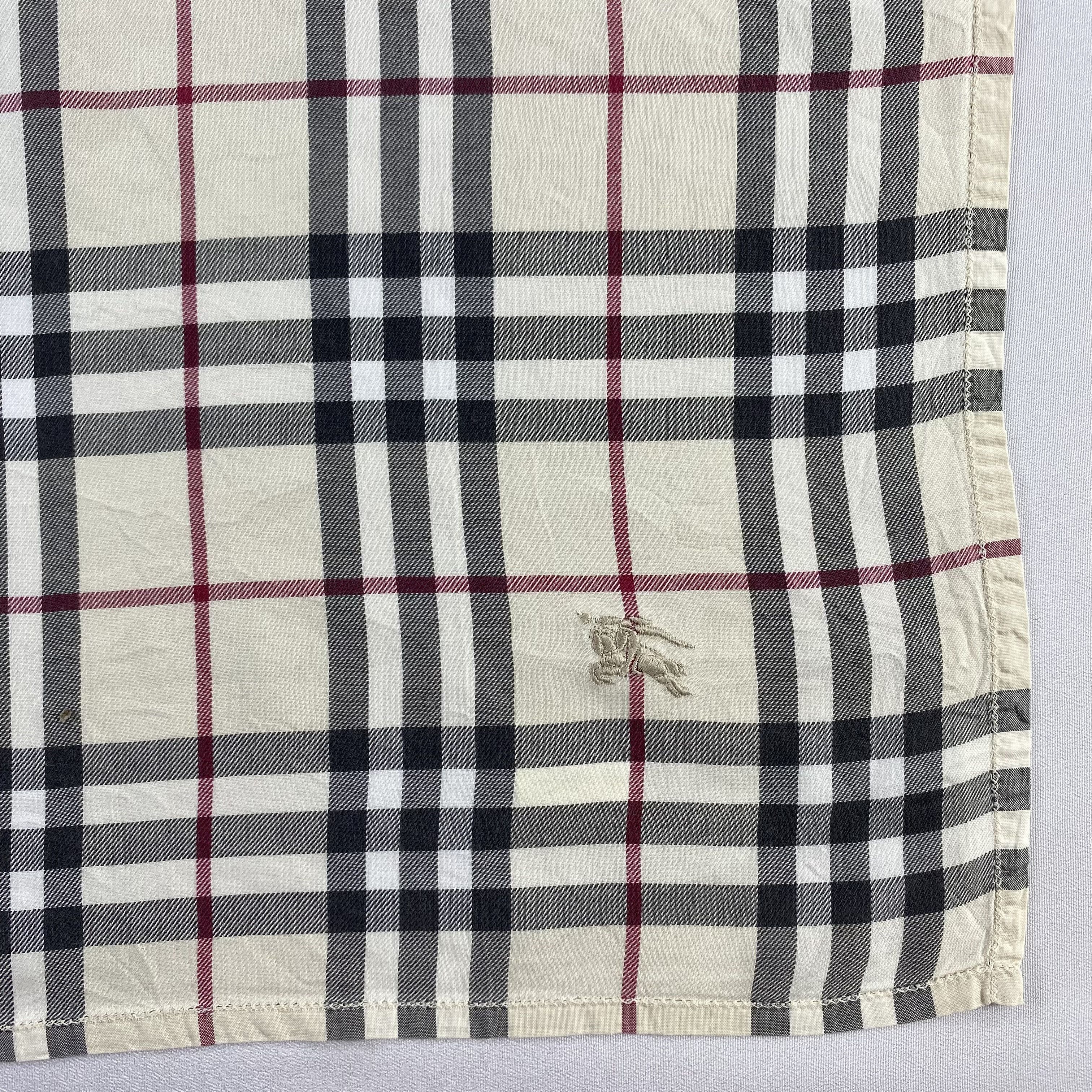 Burberry × Vintage Burberry Handkerchief / Neckerchief / Bandana-P1581 Size ONE SIZE - 3 Thumbnail