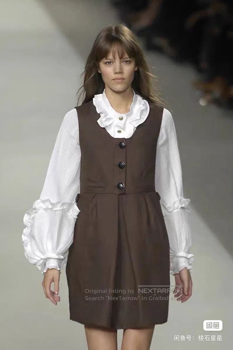 Chloe Chloe New Runway Caramel Sleeveless Pinafore. Size M / US 6-8 / IT 42-44 - 2 Thumbnail