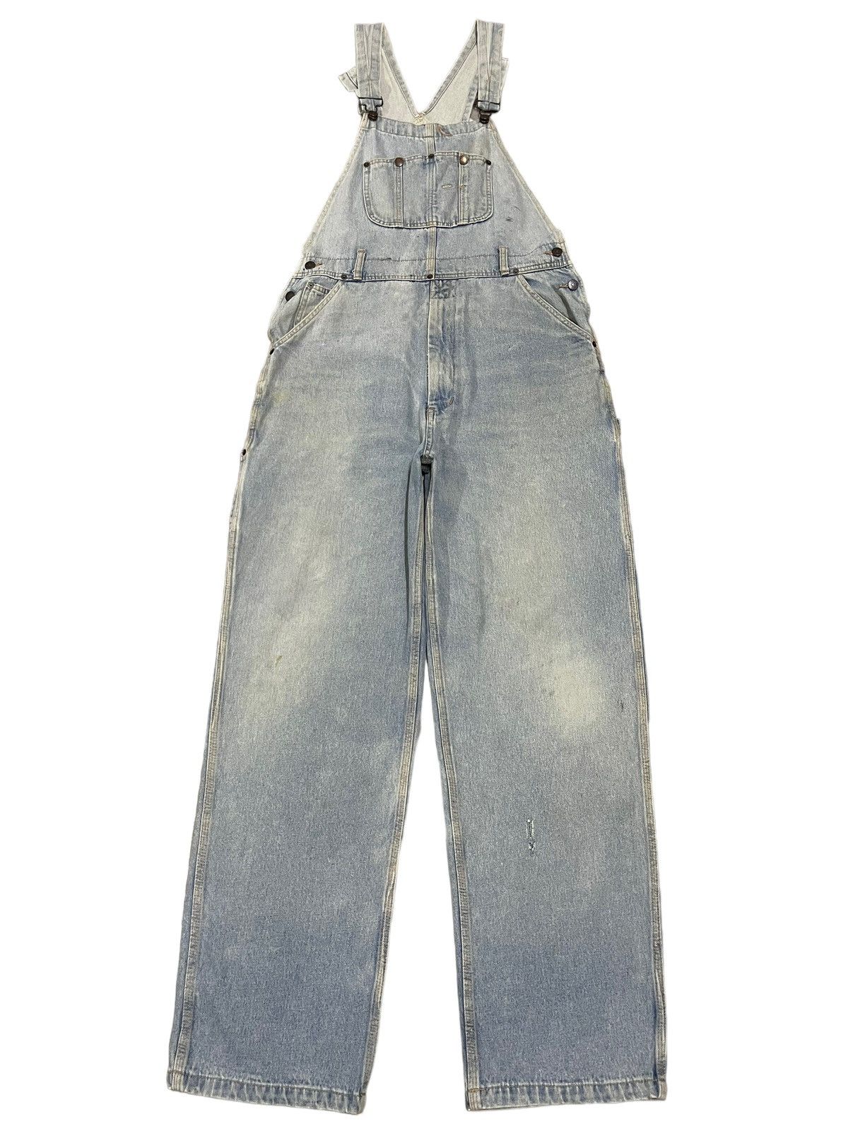 Vintage Japanese Brand Blue Wash Style Denim Overalls