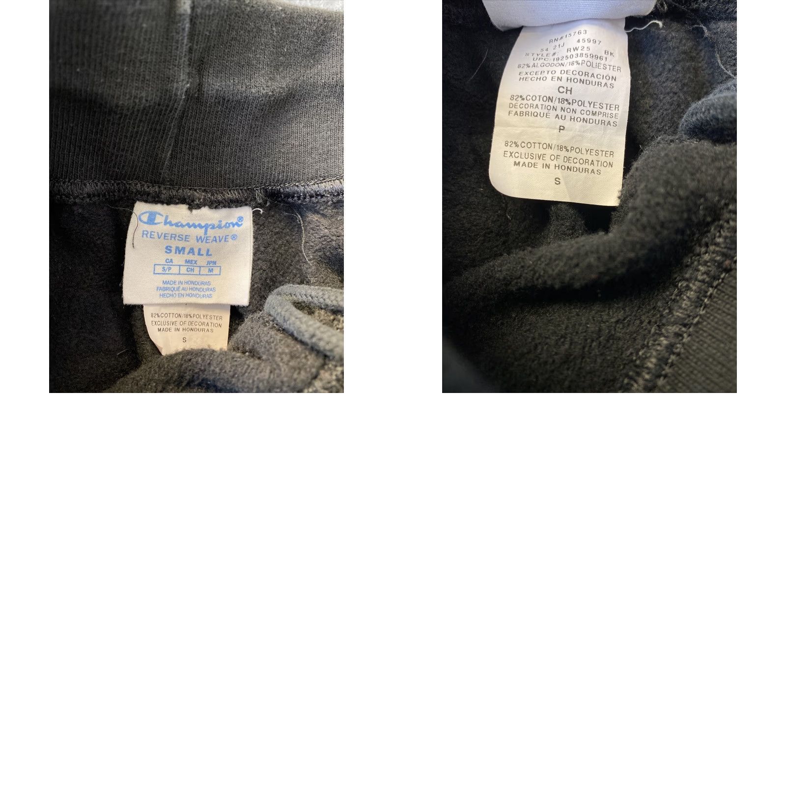 Champion Champion Athletic Sweatpants Men's Size S Black Joggers Sports Activewear Size US 29 - 8 Thumbnail
