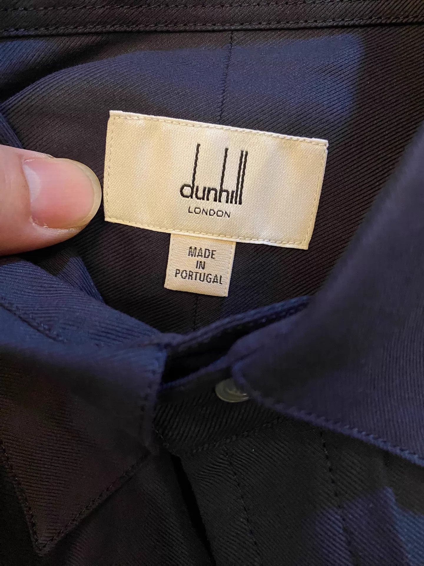 Alfred Dunhill Dunhill Portugal Made MOP Button-Down Shirt Size M Size US M / EU 48-50 / 2 - 5 Thumbnail