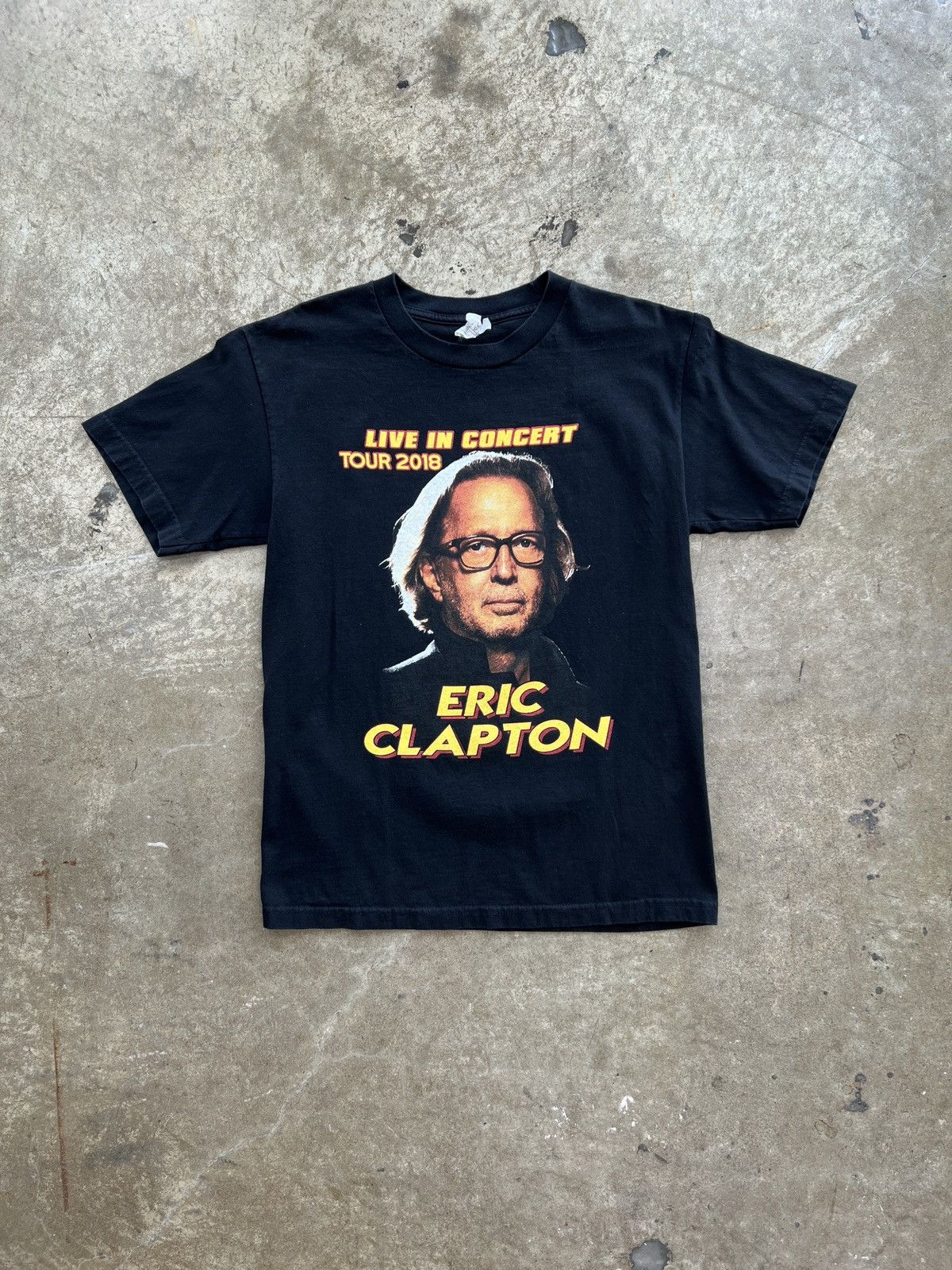 Band Tees × Vintage Eric Clapton Madison Square Garden 2018 Tour Tee Medium Size US M / EU 48-50 / 2 - 2 Thumbnail