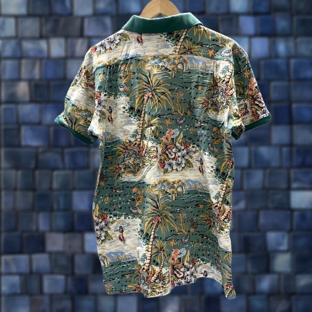 Kapital KAPITAL Polo Shirt Green Cotton Men's All-over pattern Casual Size 4 Size US XL / EU 56 / 4 - 1 Thumbnail