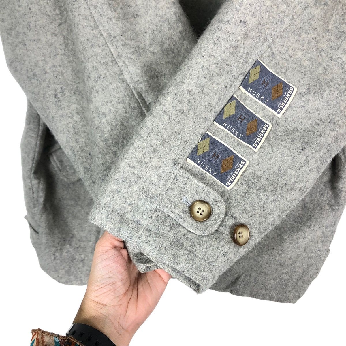 Japanese Brand 🔥Vintage Husky Chore Wool Jacket Worker Wear Size US M / EU 48-50 / 2 - 12 Thumbnail
