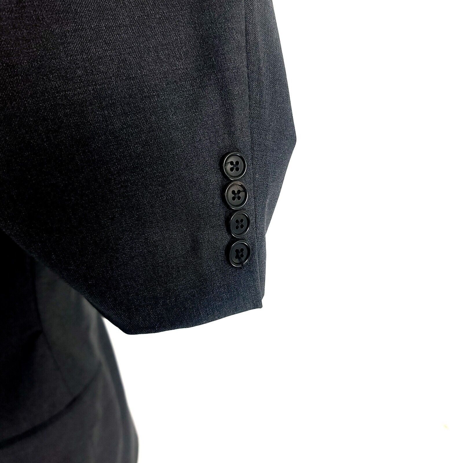 Hickey Freeman Hickey Freeman New York Traveler Beacon Worsted Wool 2 Butto Size 46R - 4 Thumbnail