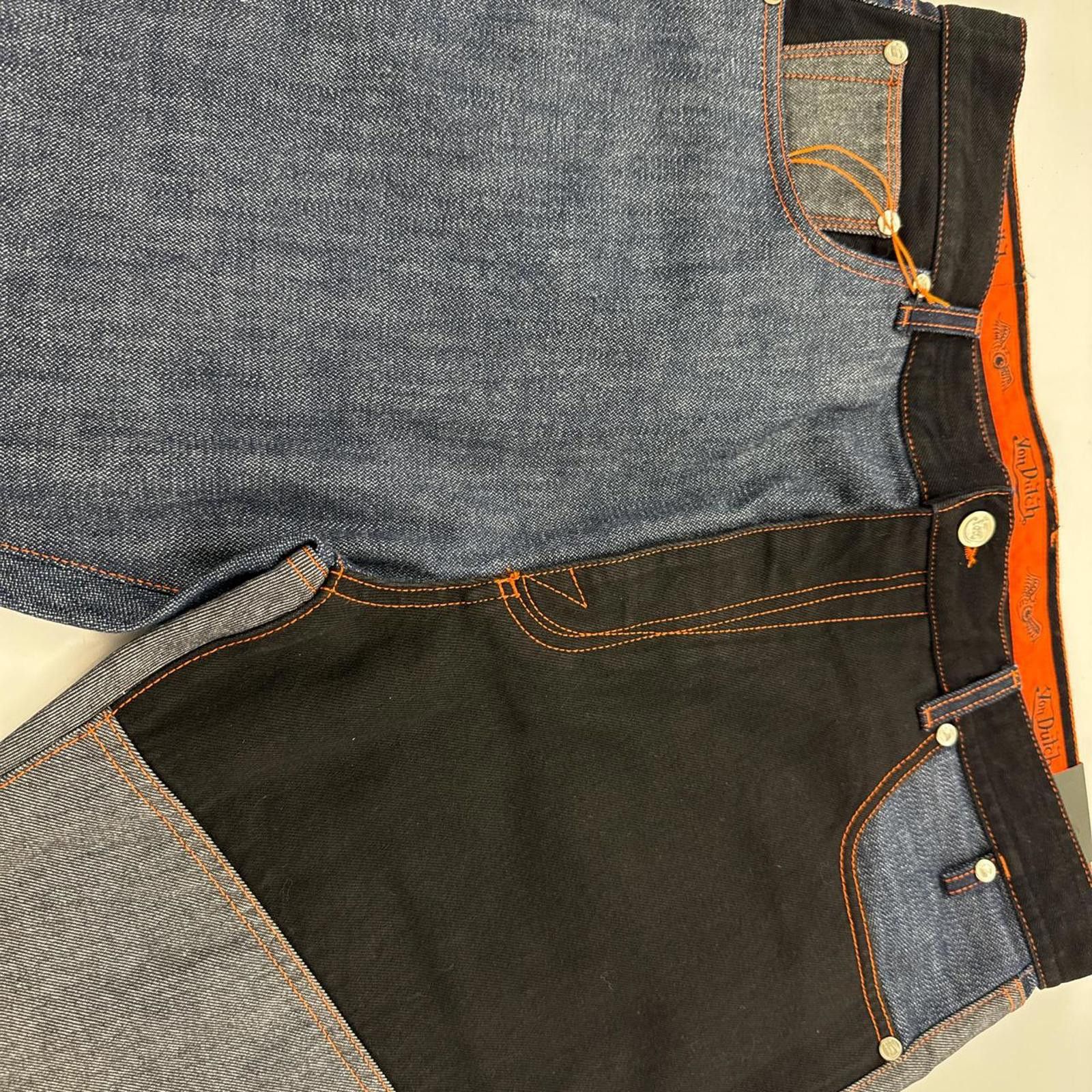 Von Dutch Von Dutch Originals Patchwork Jeans Scotty Blue Size 36x34 Size US 36 / EU 52 - 5 Thumbnail