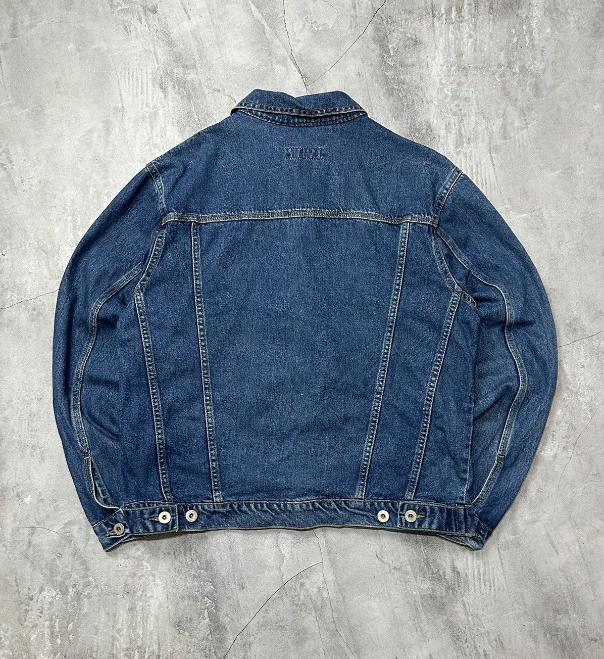 Diesel × Vintage RARE Vintage Denim Distressed Biker Jacket Diesel Y2K Size US XL / EU 56 / 4 - 6 Thumbnail