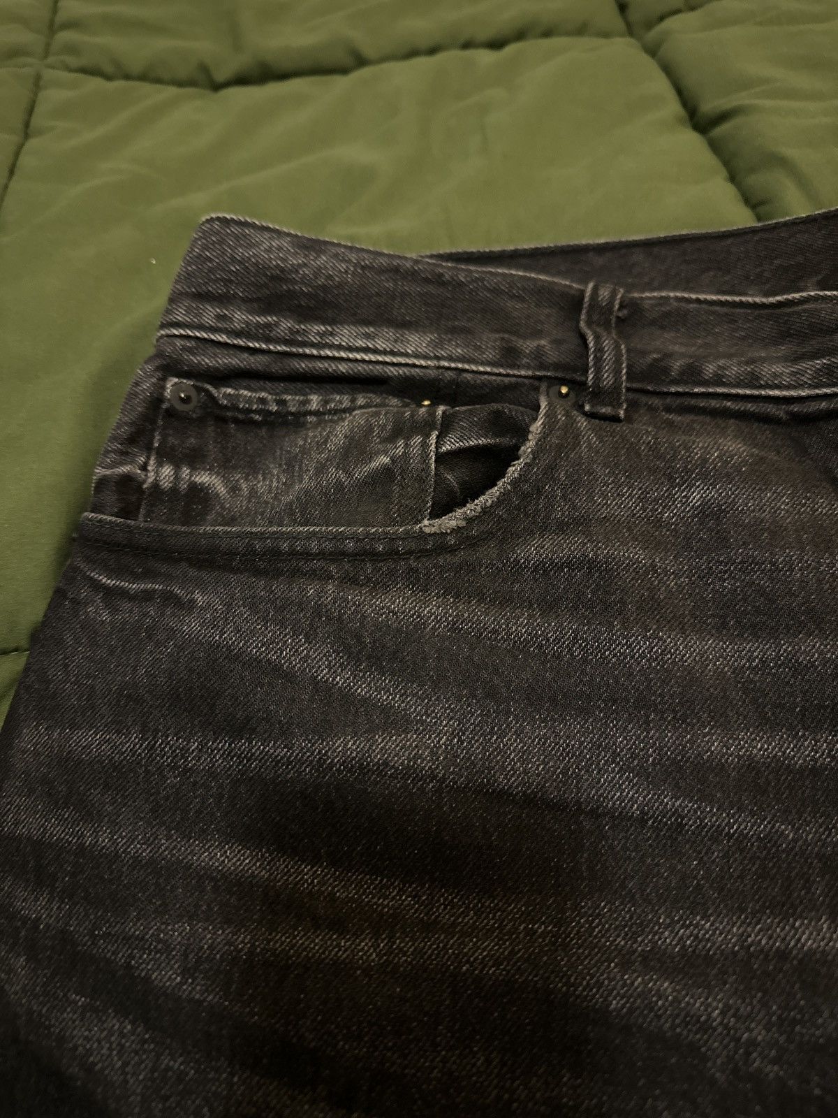 Fear of God Fear of God x Essentials Faded Grey Denim Size US 38 / EU 54 - 4 Thumbnail