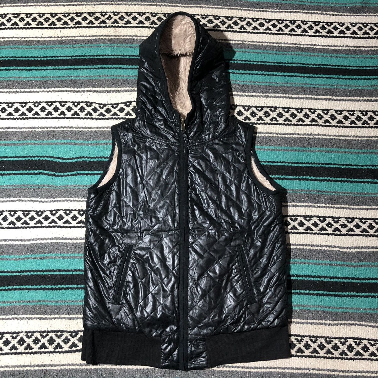 If Six Was Nine Journalier Reversible Puffer Fur Vest Hooded Size US L / EU 52-54 / 3 - 1 Thumbnail