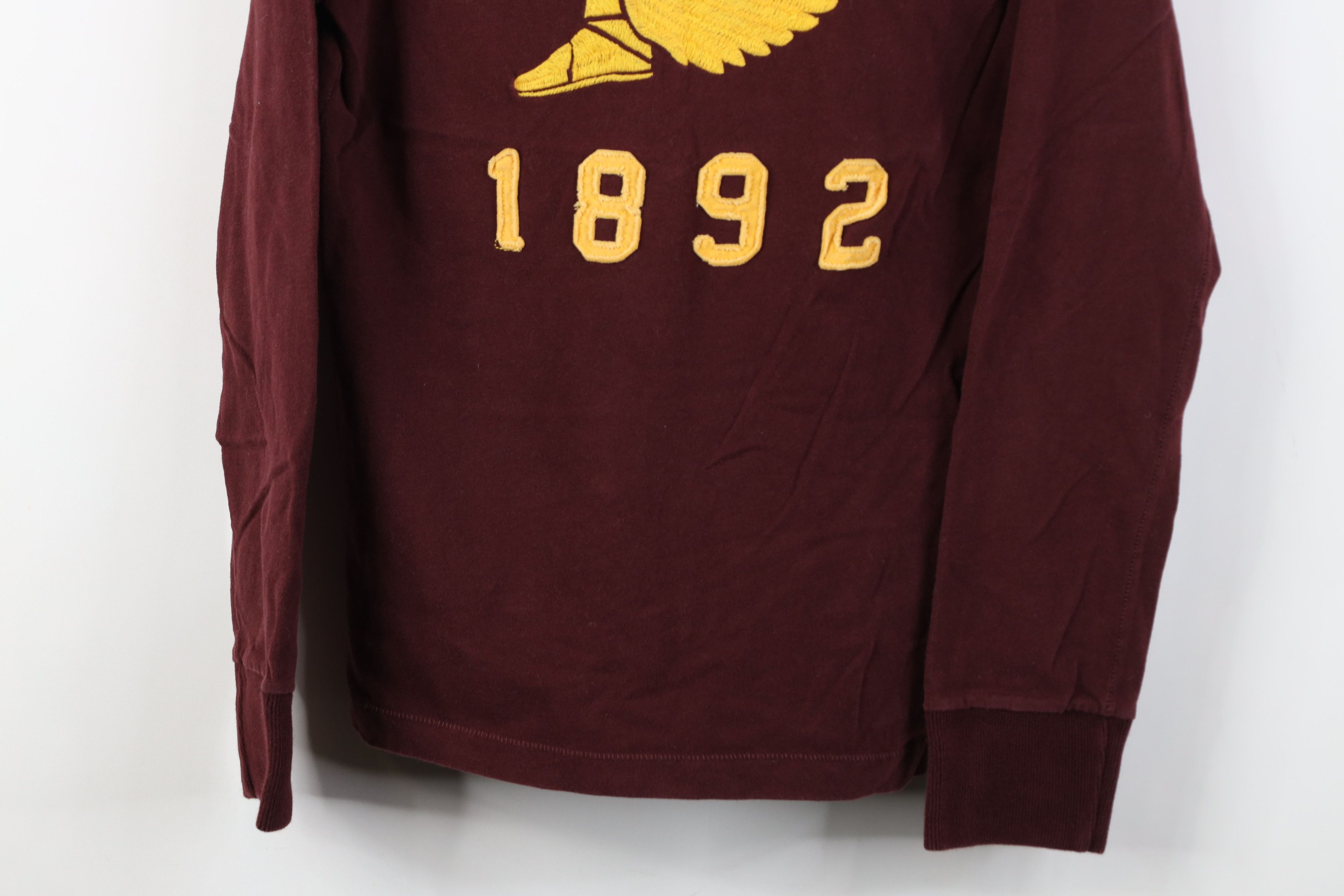 Abercrombie & Fitch Vintage 90s Y2K Abercrombie & Fitch Shoe Long Sleeve T-Shirt Size US S / EU 44-46 / 1 - 3 Thumbnail