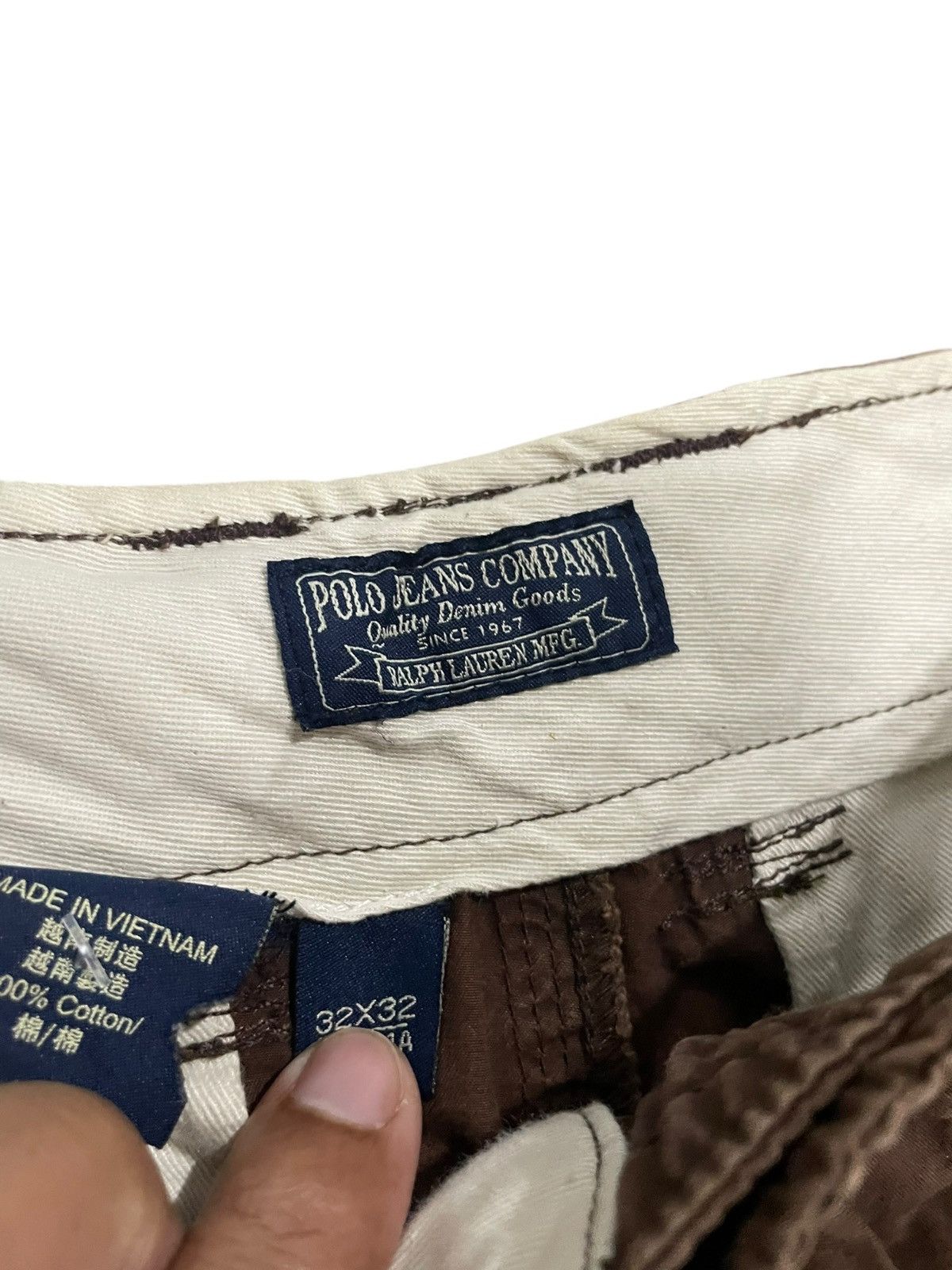 Polo Ralph Lauren VTG Sunfaded Polo Military MIL-J Spec RL-67 Cargo Pants Size US 34 / EU 50 - 22 Thumbnail