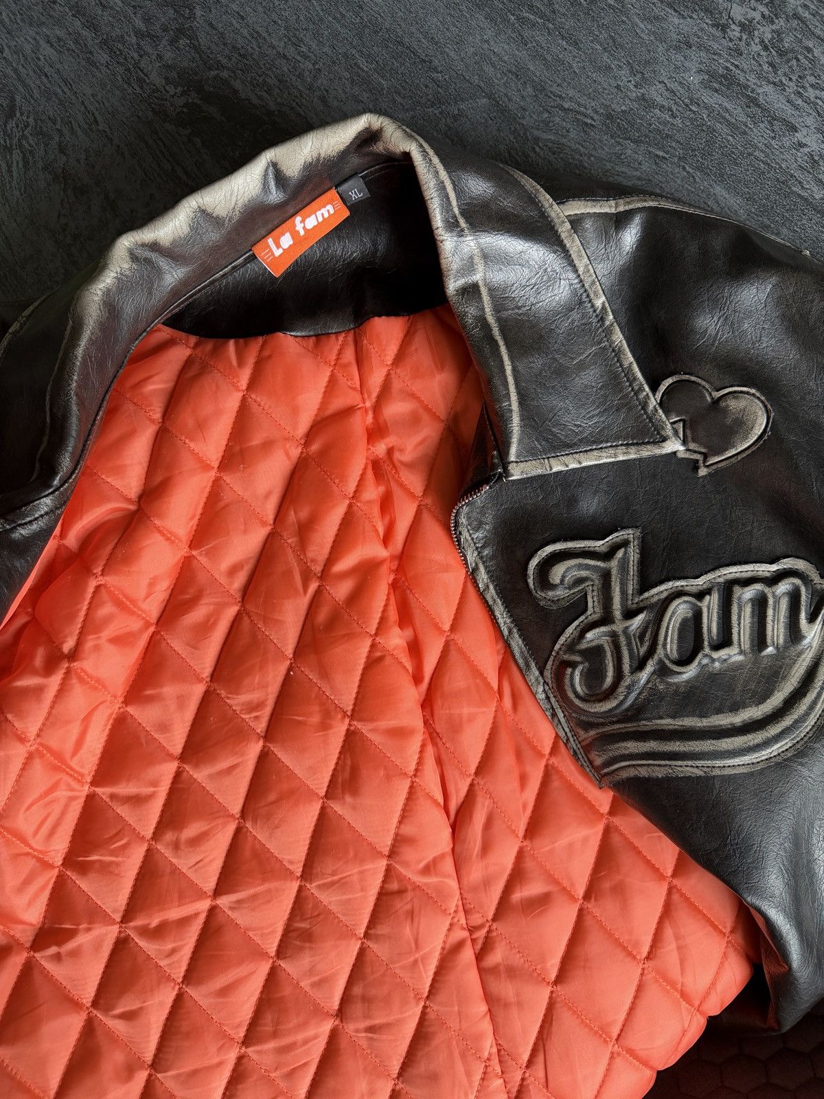 La Fam Amsterdam La Fam leatherjacket XL Size US XL / EU 56 / 4 - 7 Thumbnail