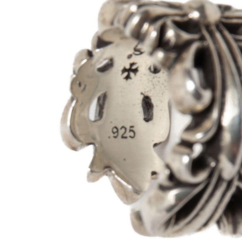 Chrome Hearts Double Floral Cross Ring (.925 Silver) Size ONE SIZE - 6 Thumbnail