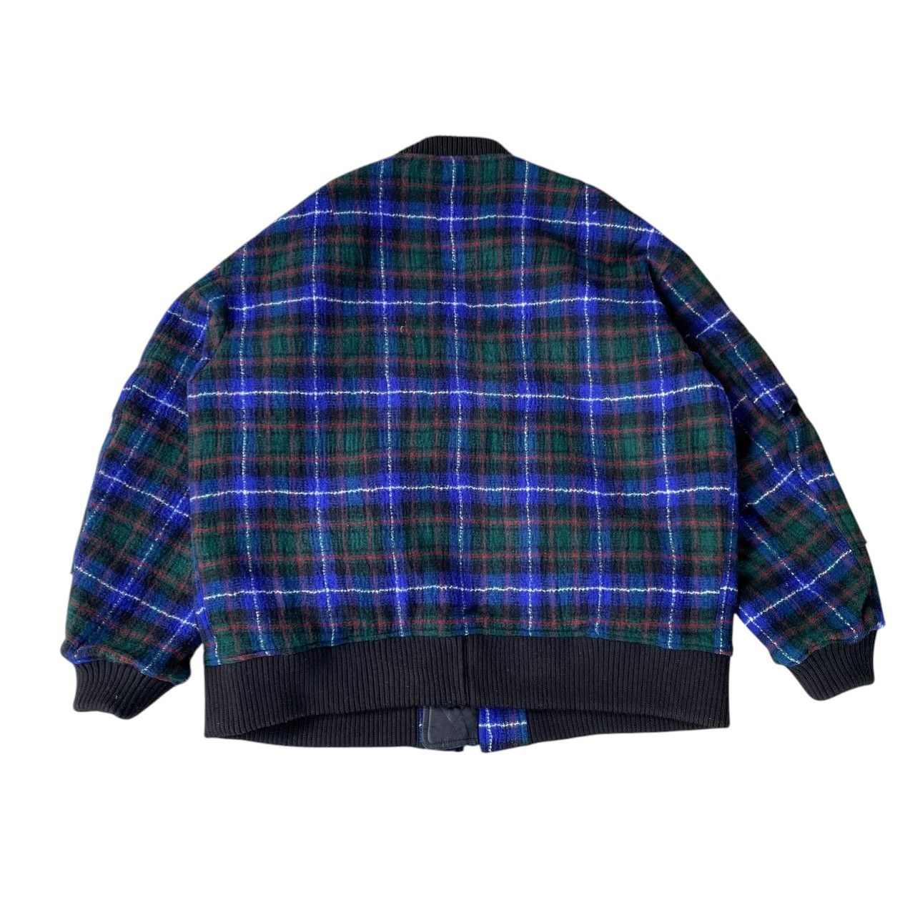 KIDILL KIDILL By HIRO(Hiroaki Sueyasu)Tartan Punk Oversized Bomber Size US XL / EU 56 / 4 - 5 Thumbnail
