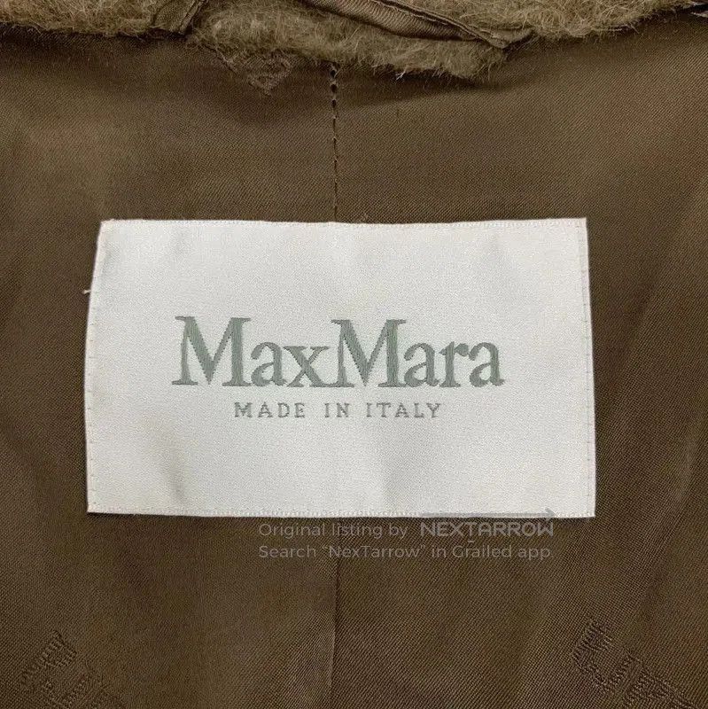 Max Mara MaxMara Brown Alpaca Wool Women's Coat . Size XS / US 0-2 / IT 36-38 - 5 Thumbnail