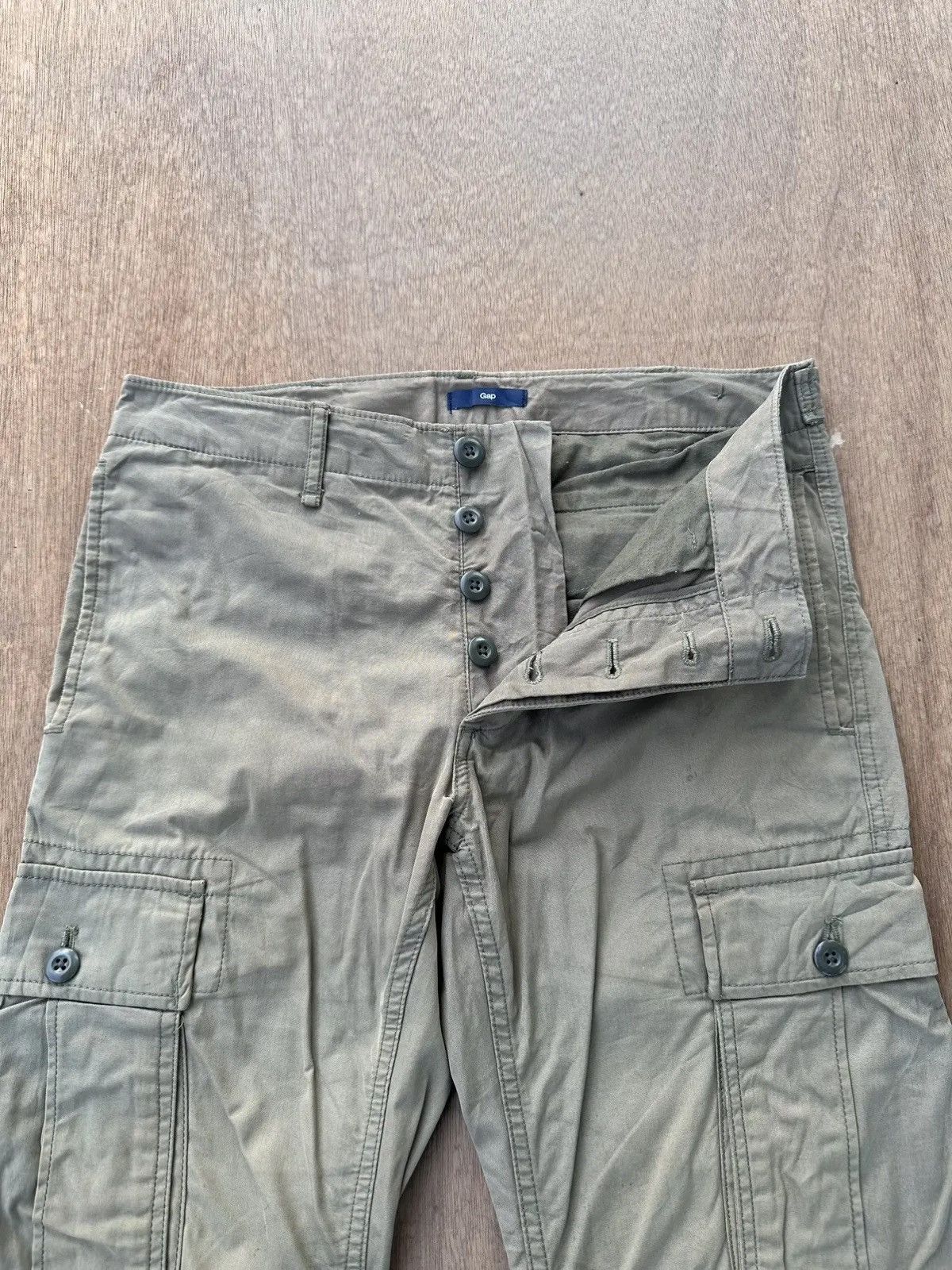 Gap GAP UTILITY FADED TACTICAL FIELD JUNGLES CARGO PANTS Size US 30 / EU 46 - 7 Thumbnail