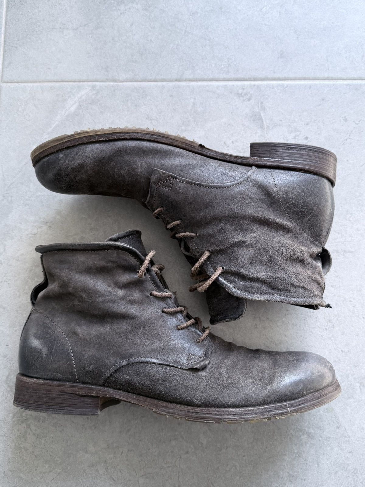 A.S.98 Avant Garde A.S. 98 Guidi Style Distressed Leather Boots Size US 11 / EU 44 - 3 Thumbnail