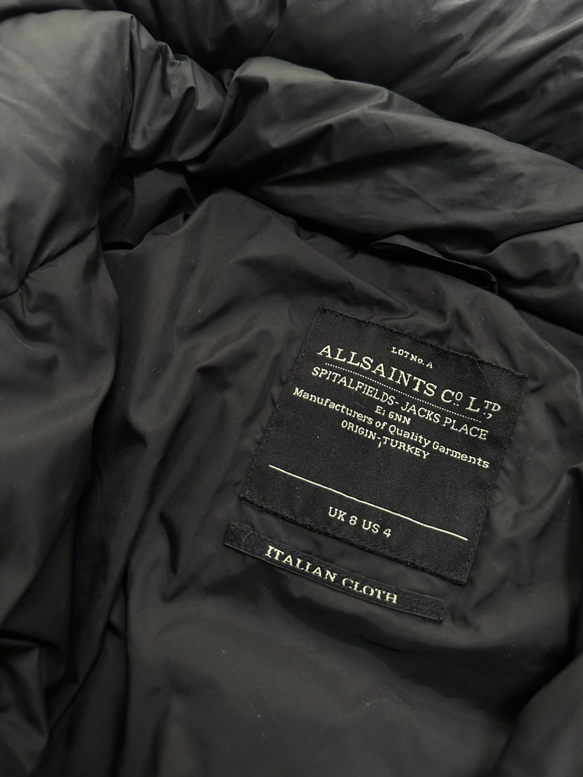 Allsaints Allsaints Designer Archive Down Puffer Luxury Women Casual Size S / US 4 / IT 40 - 6 Thumbnail