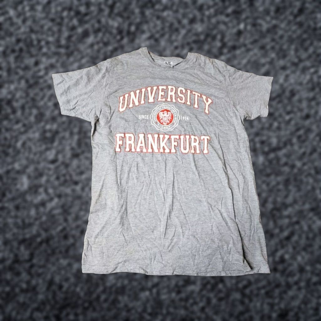 Vintage VINTAGE B&C University of Frankfurt Gray Short Sleeve T Shirt Mens Medium Cotton Size US M / EU 48-50 / 2 - 1 Thumbnail