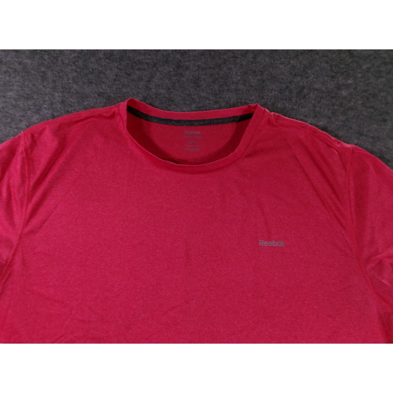 Reebok Reebok Shirt Men 3XL Red Athletic Logo Workout Gym Casual Short Sleeve Shirt Size US XXL / EU 58 / 5 - 2 Thumbnail