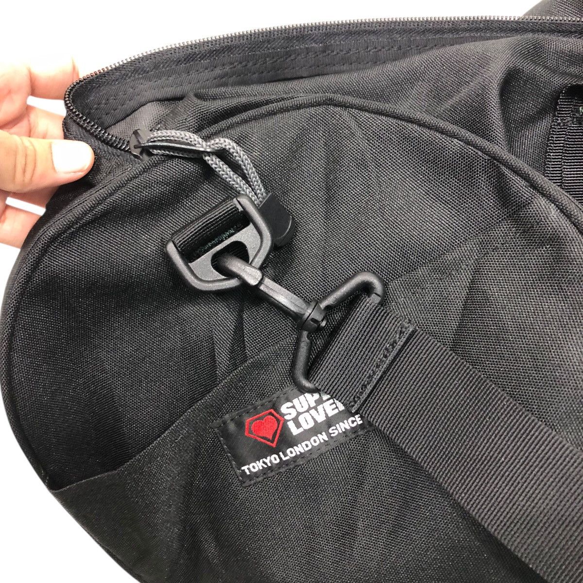 Hysteric Glamour 📌Small Size Travel Bag Biker Design Super Lovers Rich Black Size ONE SIZE - 10 Thumbnail