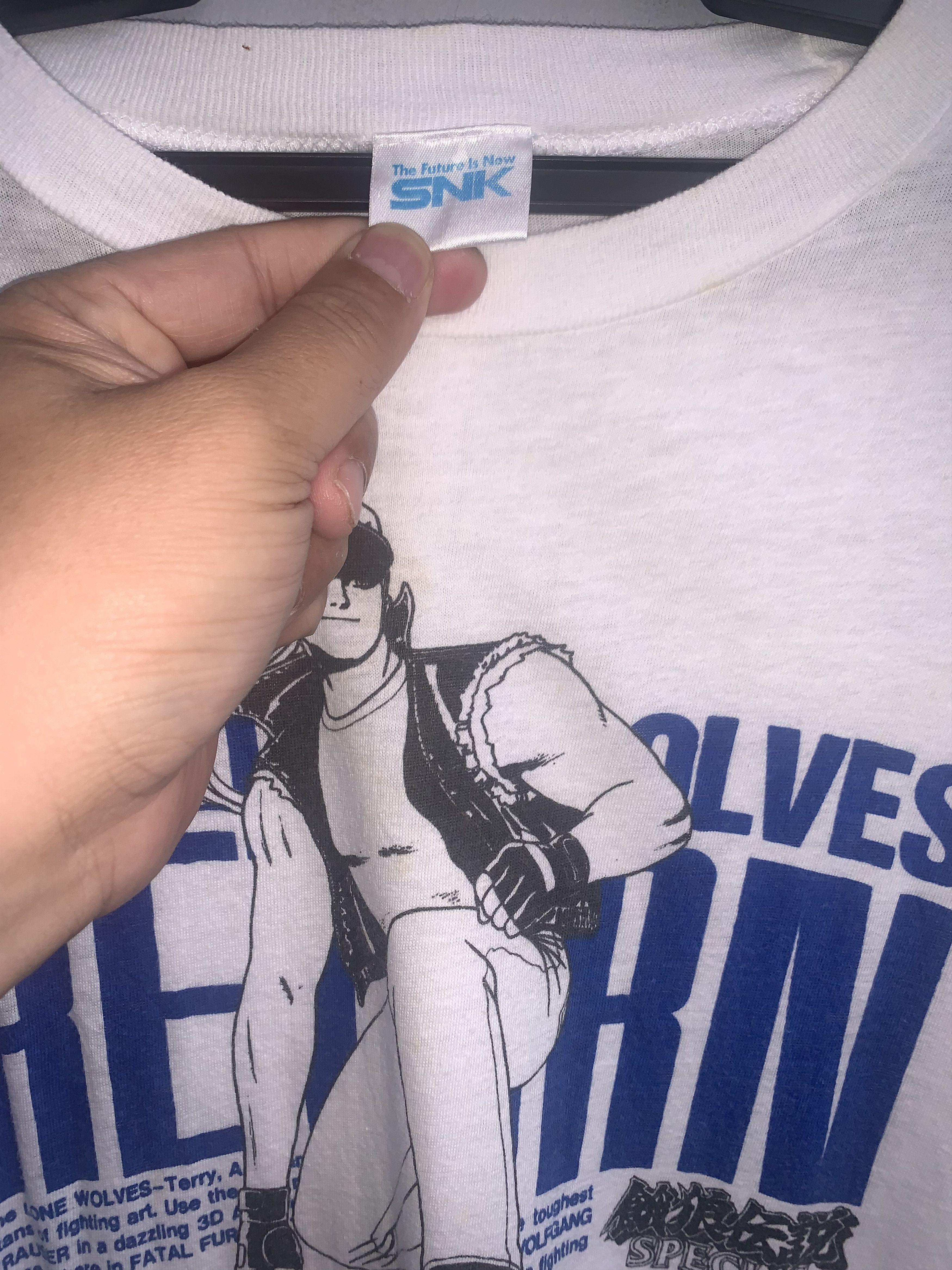 Anime Terry Bogard The King Of Fighters By SNK Vintage 90s Shirt Size US L / EU 52-54 / 3 - 4 Thumbnail