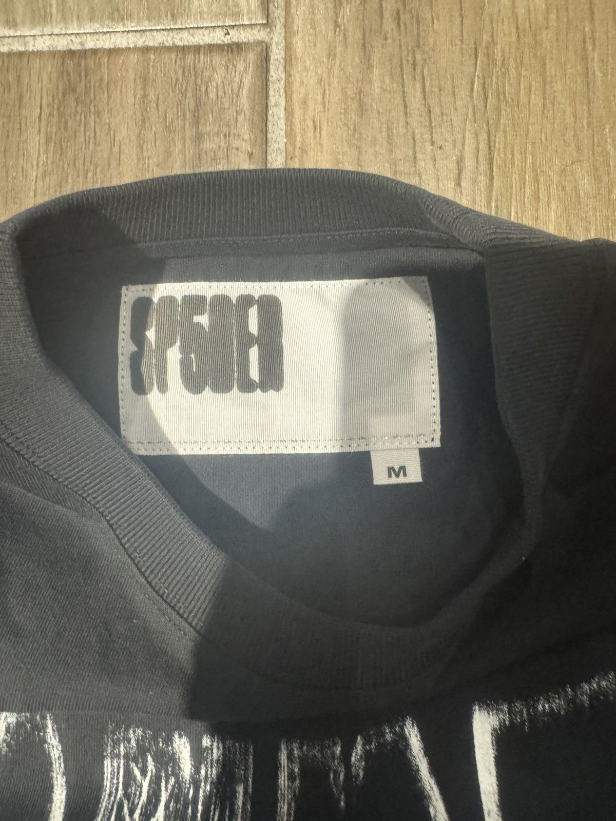 Sp5der SP5DER DIFFUSED COLLEGIATE TEE BLACK Size US L / EU 52-54 / 3 - 5 Thumbnail