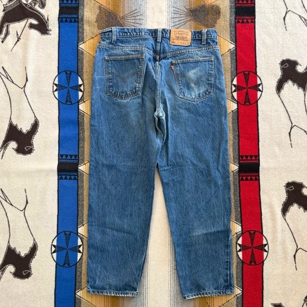 Levi's VINTAGE Levi's Orange Tab Relaxed Fit Denim Blue Jeans 38x30 Men 90s Straight Waist 38 Inseam 30 Regular Size Regular Size US 38 / EU 54 - 3 Thumbnail