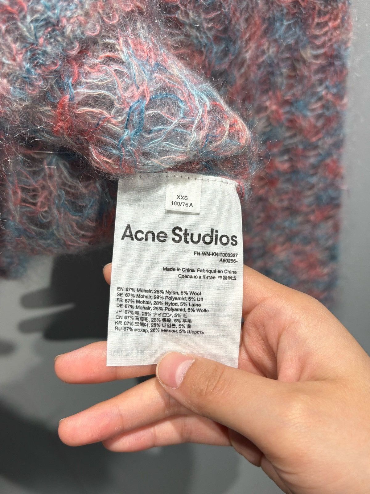 Acne Studios ACNE STUDIOS Kobina Mohair-Blend Jumper Size XXS / US 00 / IT 34 - 4 Thumbnail