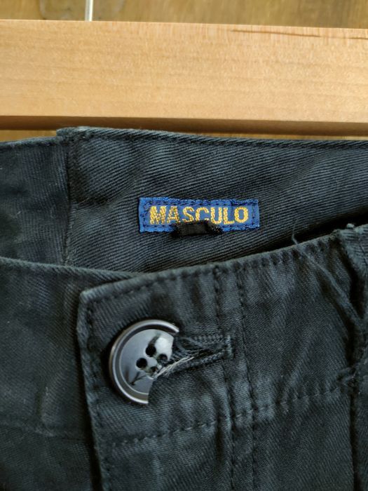 If Six Was Nine Masculo japan patch distressed cargo pants #46-364DLL Size US 26 / EU 42 - 7 Thumbnail