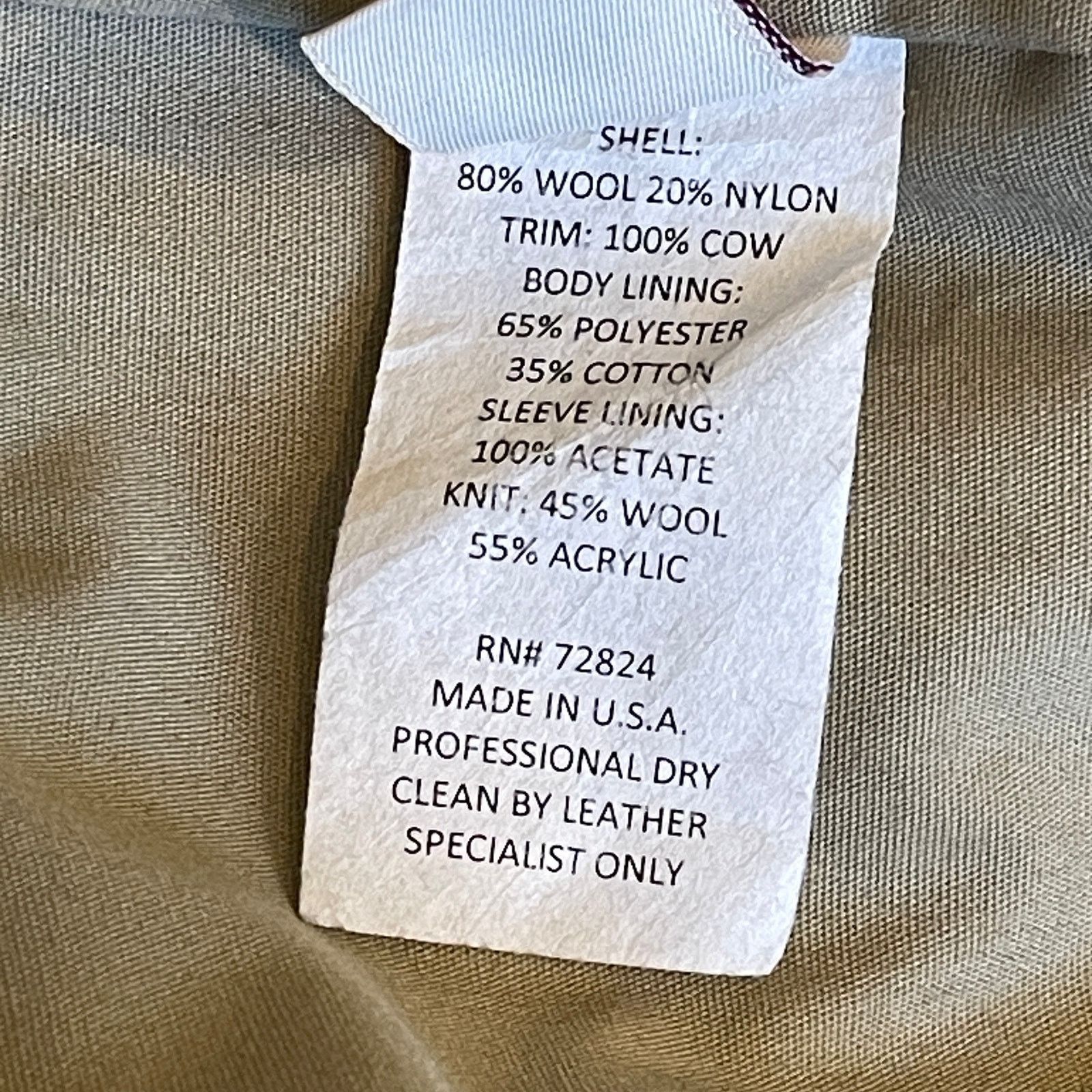 Golden Bear Golden Bear Sportswear Button Front Wool Jacket Size XS Size US S / EU 44-46 / 1 - 5 Thumbnail