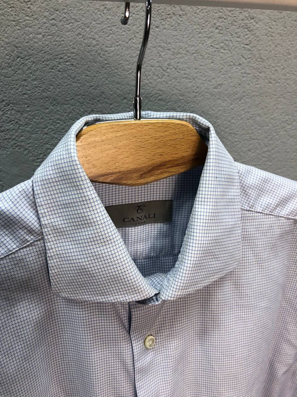 Canali Canali mens shirt size 40 / Medium Size US M / EU 48-50 / 2 - 2 Thumbnail