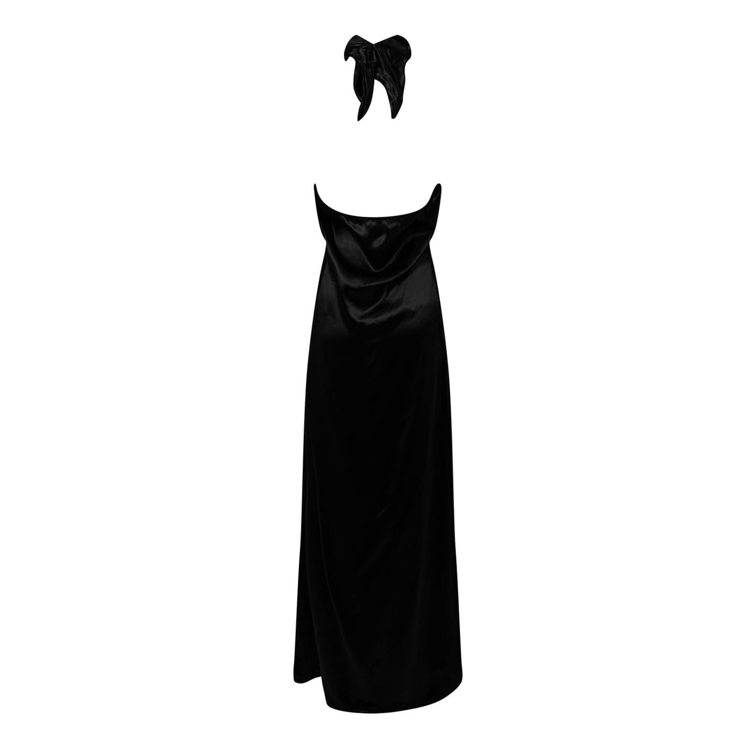 Bottega Veneta Bottega Veneta Cowl Neck Maxi Slip Dress in Black Size XS / US 0-2 / IT 36-38 - 1 Preview
