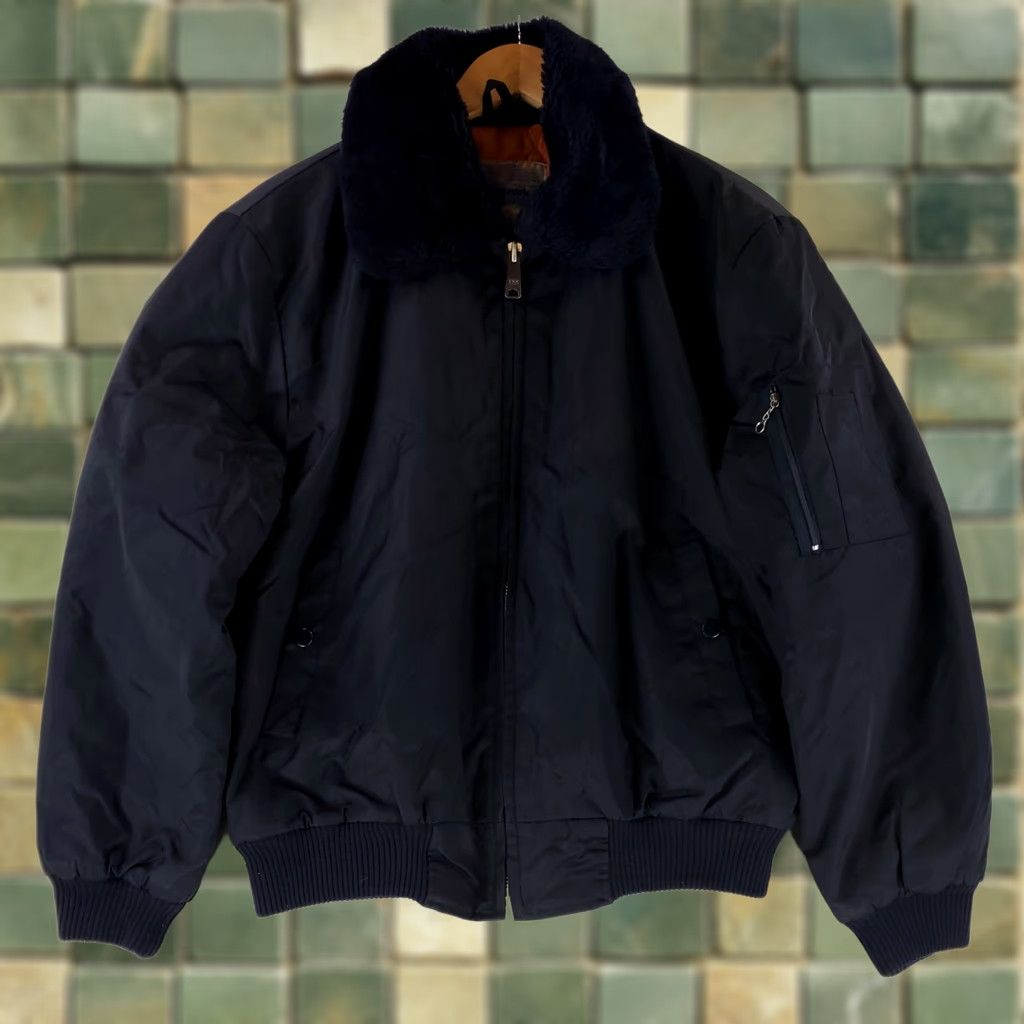 Sears VINTAGE Sears Jacket MA-1 Style Bomber Blue Mens L Jacket Size US L / EU 52-54 / 3 - 1 Thumbnail